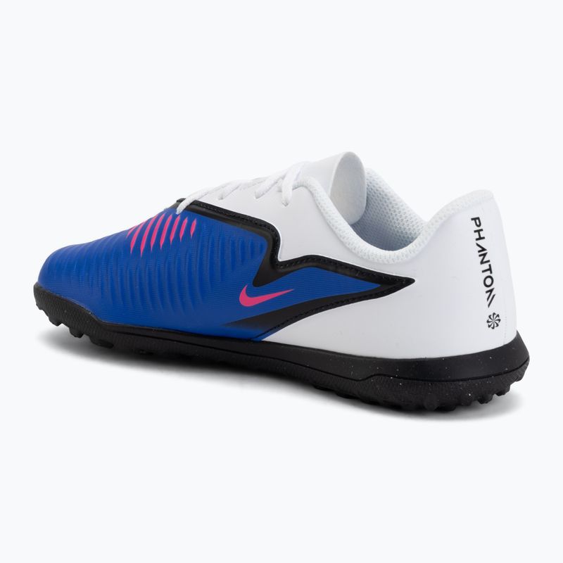 Scarpe da calcio junior Nike Jr. Phantom 6 Low Club TF racer blue/white/pink blast 3