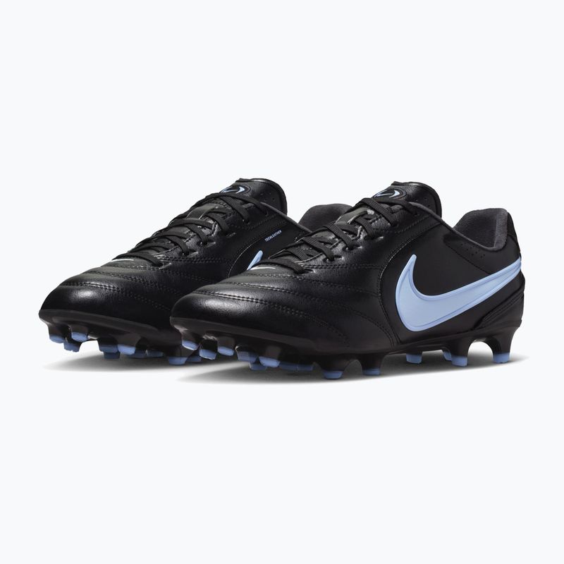 Scarpe da calcio uomo Nike Tiempo Ligera Pro FG black/ice blue/obsidian 10