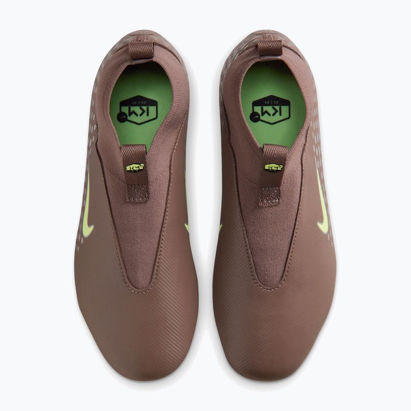 Scarpe da calcio junior Nike Mercurial Superfly 10 Academy "Kylian Mbappé" Jr FG plum eclipse/metallic silver 5