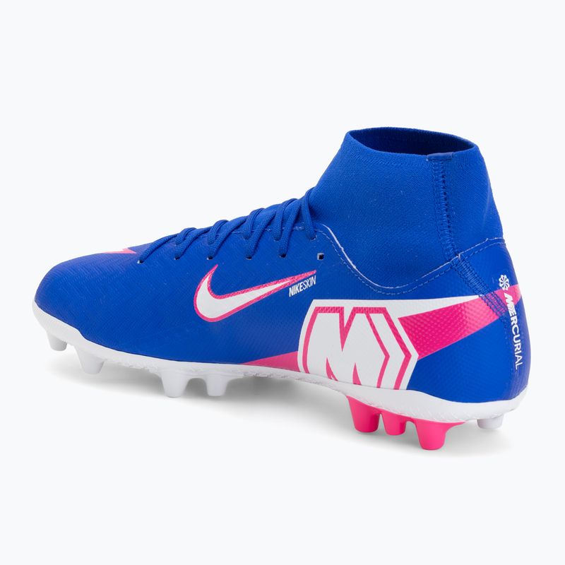 Scarpe da calcio uomo Nike Mercurial Superfly 10 Academy AG racer blue/white 3