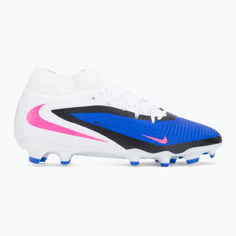 Scarpe da calcio uomo Nike Phantom 6 High Academy FG/MG racer blue/white/pink blast 2