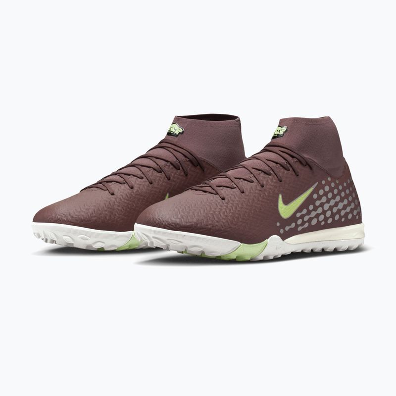 Scarpe da calcio uomo Nike Mercurial Superfly 10 Academy Kylian Mbappé TF plum eclipse/metallic silver 3