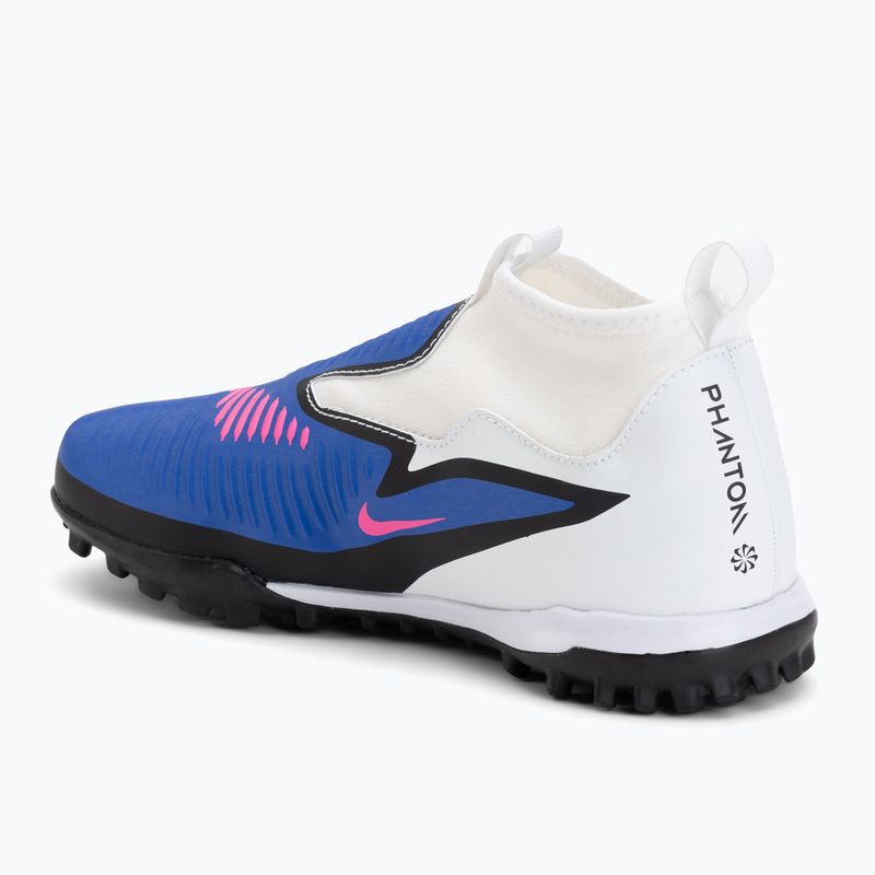 Scarpe da calcio junior Nike Phantom 6 High Academy TF racer blue/white/pink blast 3