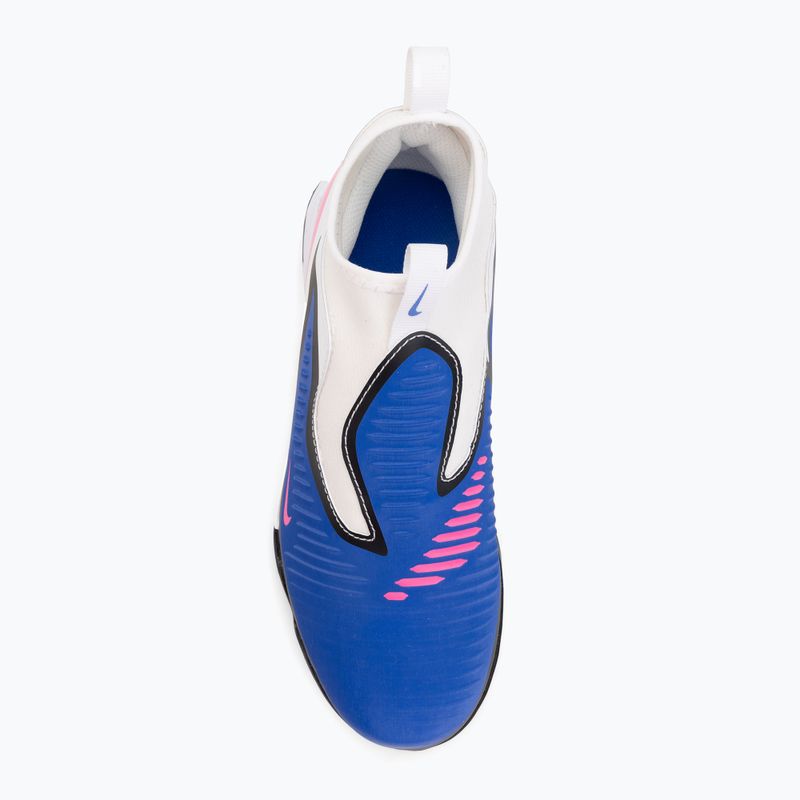 Scarpe da calcio junior Nike Phantom 6 High Academy TF racer blue/white/pink blast 5