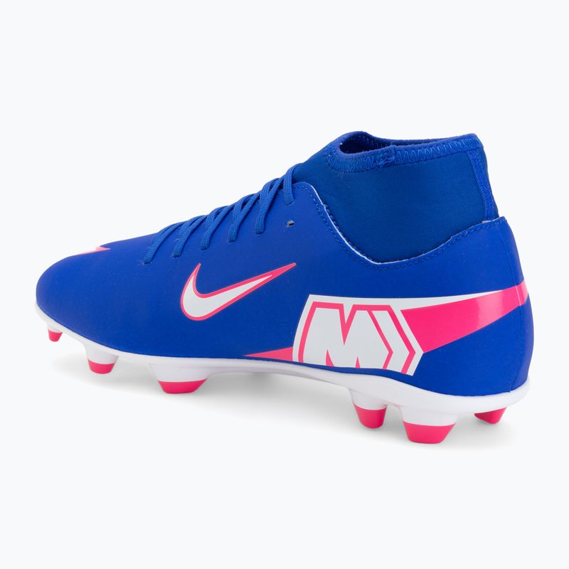 Scarpe da calcio uomo Nike Mercurial Superfly 10 Club FG/MG racer blue/white 3