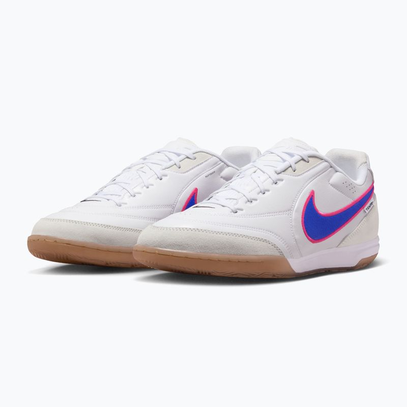 Scarpe da calcio uomo Nike Streetgato white/pink blast/racer blue 3