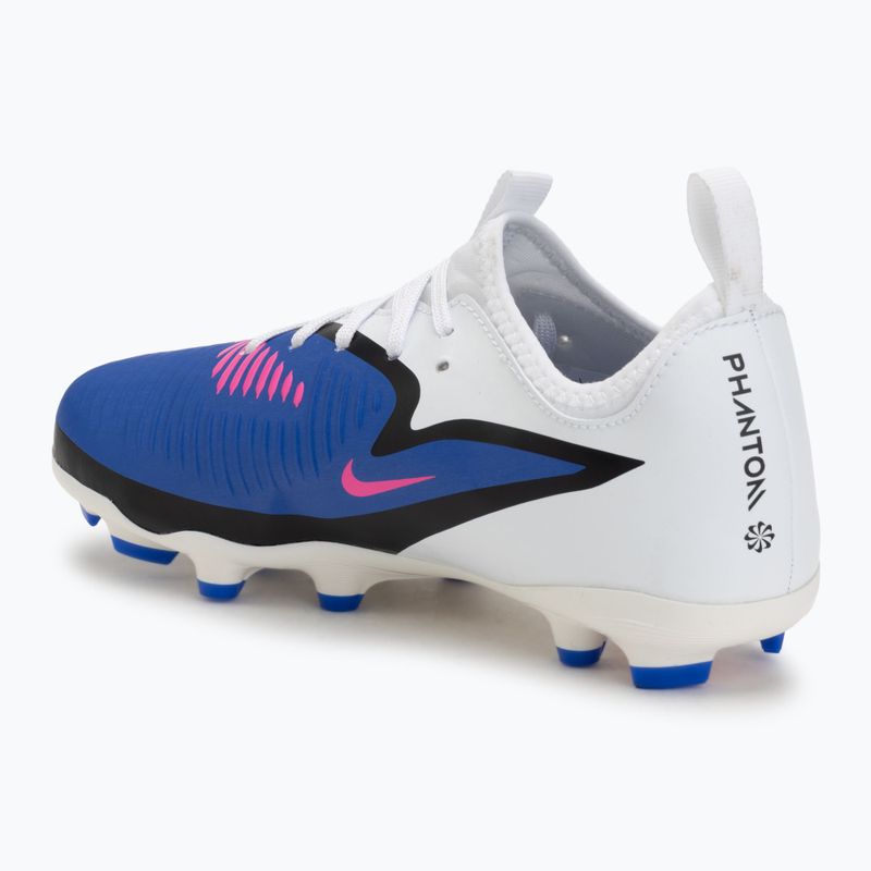 Scarpe da calcio junior Nike Phantom 6 Low Academy FG/MG Jr racer blue/white/pink blast 3