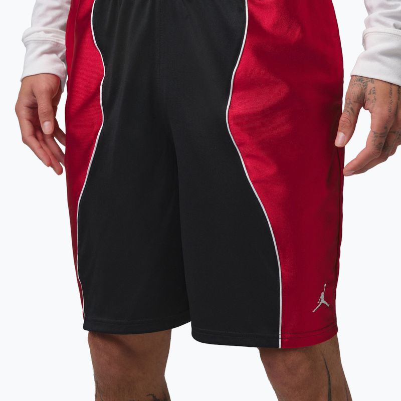Pantaloncini da basket da uomo Nike Jordan Sport black/white/gym red 4