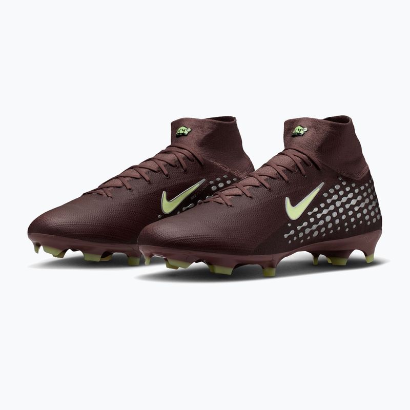 Scarpe da calcio uomo Nike Zoom Superfly 10 Pro Kylian Mbappe FG plum eclipse/metallic silver 3