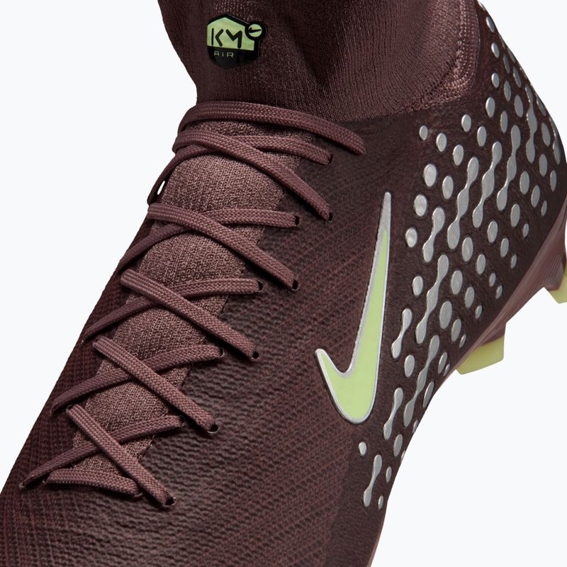 Scarpe da calcio uomo Nike Zoom Superfly 10 Pro Kylian Mbappe FG plum eclipse/metallic silver 4