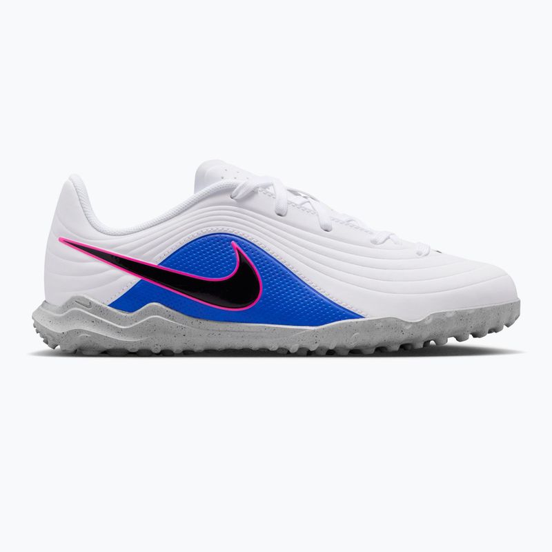Scarpe da calcio per bambini Nike Tiempo Maestro Club Jr TF white/racer blue/pink blast/black 8