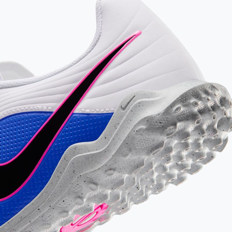 Scarpe da calcio per bambini Nike Tiempo Maestro Club Jr TF white/racer blue/pink blast/black 15