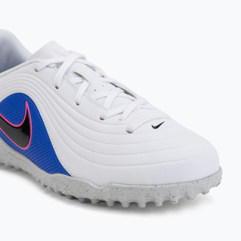 Scarpe da calcio per bambini Nike Tiempo Maestro Club Jr TF white/racer blue/pink blast/black 7
