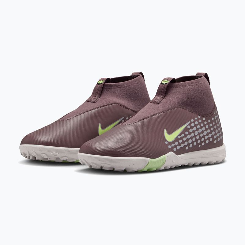 Scarpe da calcio junior Nike Zoom Superfly 10 Academy Kylian Mbappe TF Plum Eclipse/Metallic Silver 3