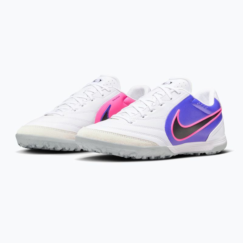 Scarpe da calcio uomo Nike Tiempo Ligera Pro TF white/racer blue/pink blast/black 10