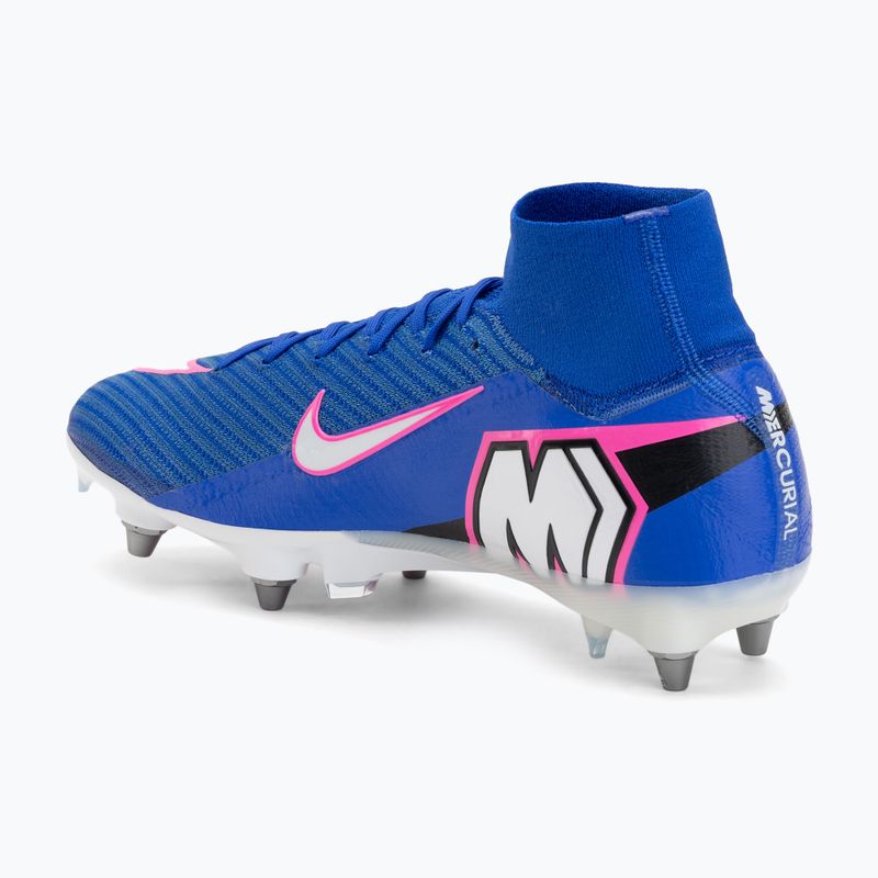 Scarpe da calcio uomo Nike Mercurial Superfly 10 Elite SG-Pro racer blue/white 3
