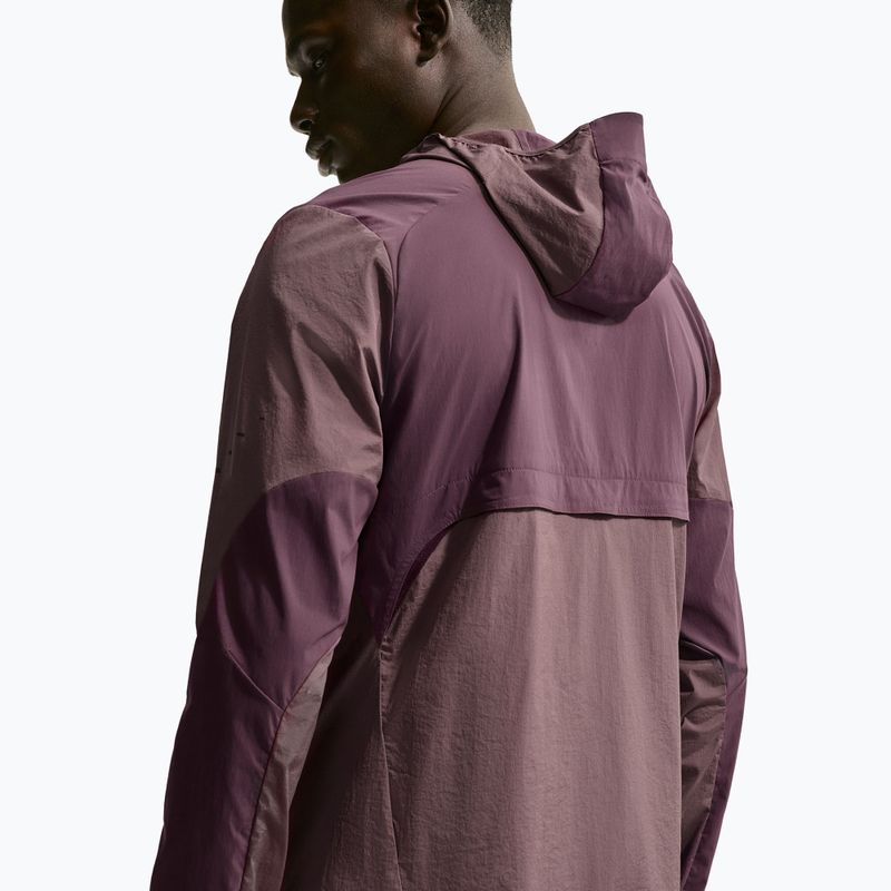 Giacca da running uomo Nike Stride Dri-Fit dark wine/tattoo/burgundy crush 5