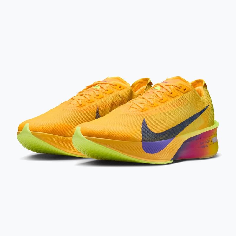 Scarpe da running uomo Nike Vaporfly 4 citron pulse/laser orange/indigo burst 3