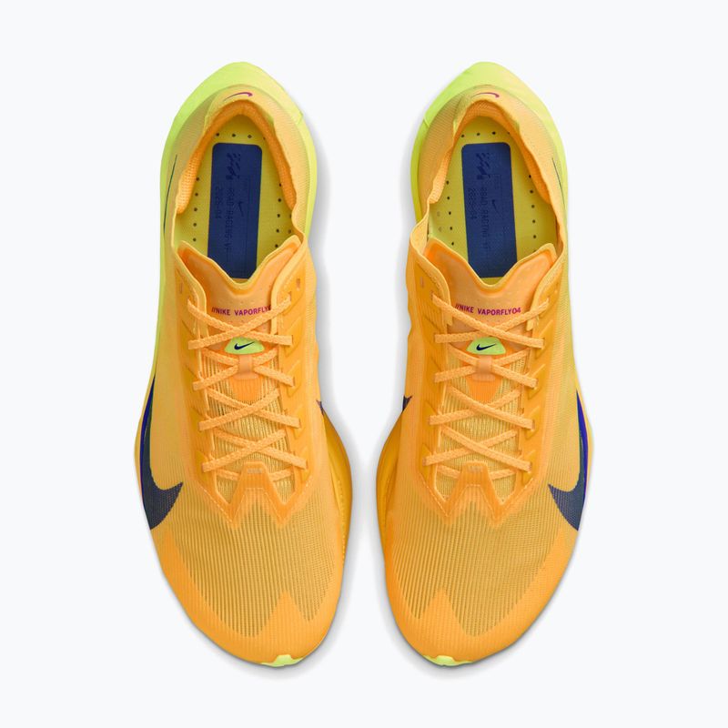 Scarpe da running uomo Nike Vaporfly 4 citron pulse/laser orange/indigo burst 7