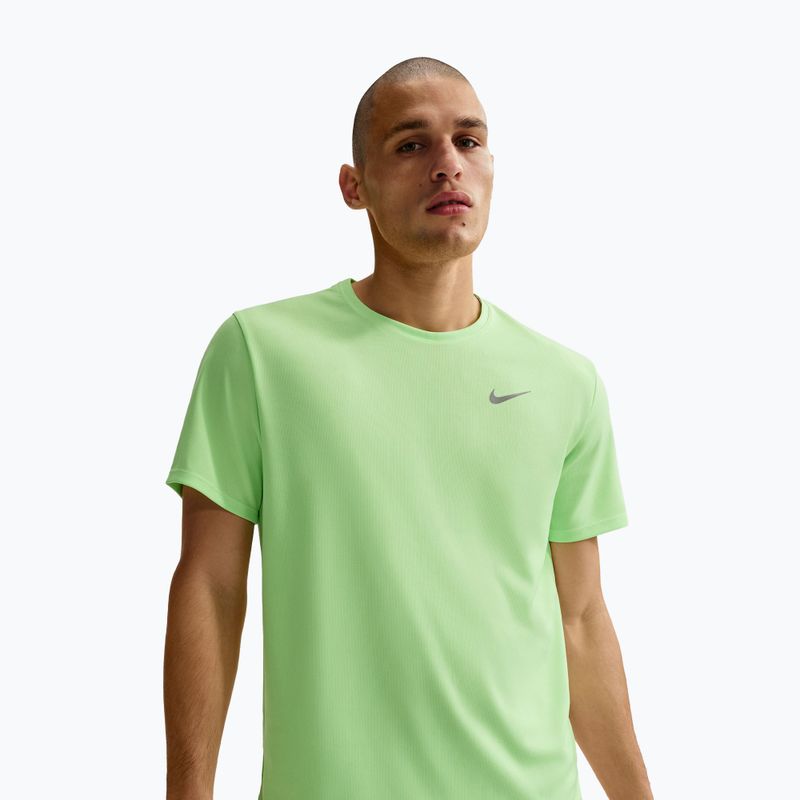 T-shirt running uomo Nike Miler Dri-Fit UV lime blast 4