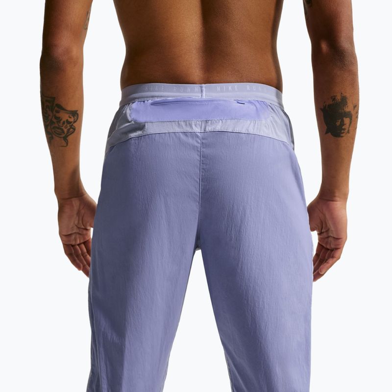 Pantaloni da running uomo Nike Stride Repel Woven iron purple/indigo haze 5