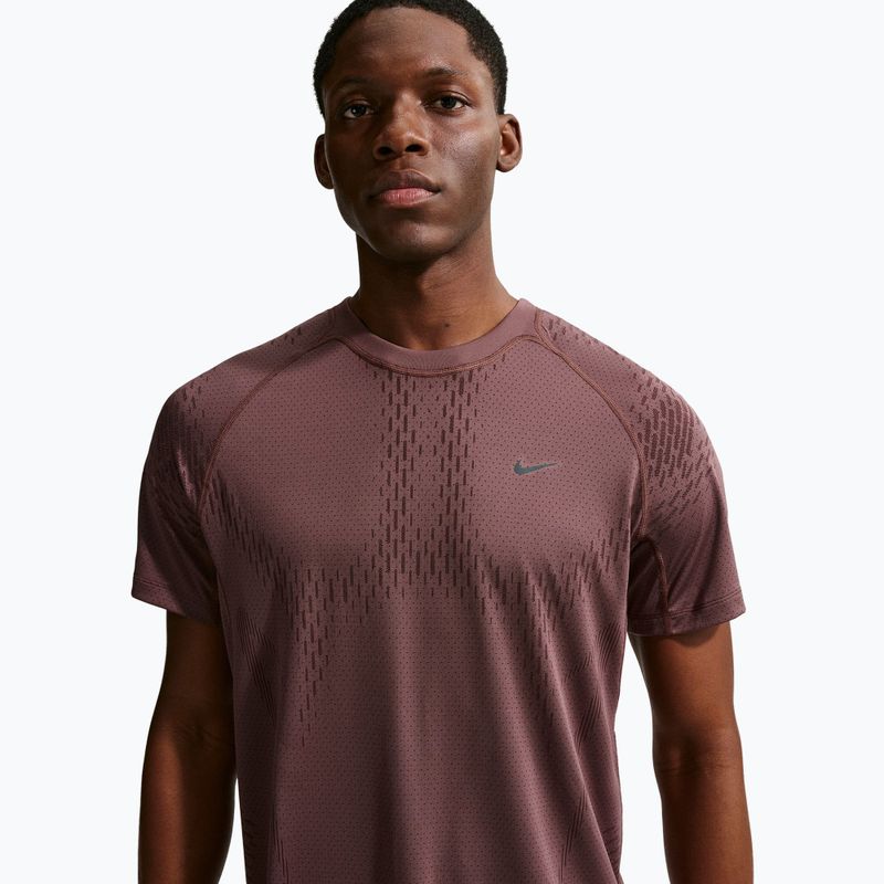 Maglia running uomo Nike Stride Dri-Fit ADV tattoo/burgundy crush 2