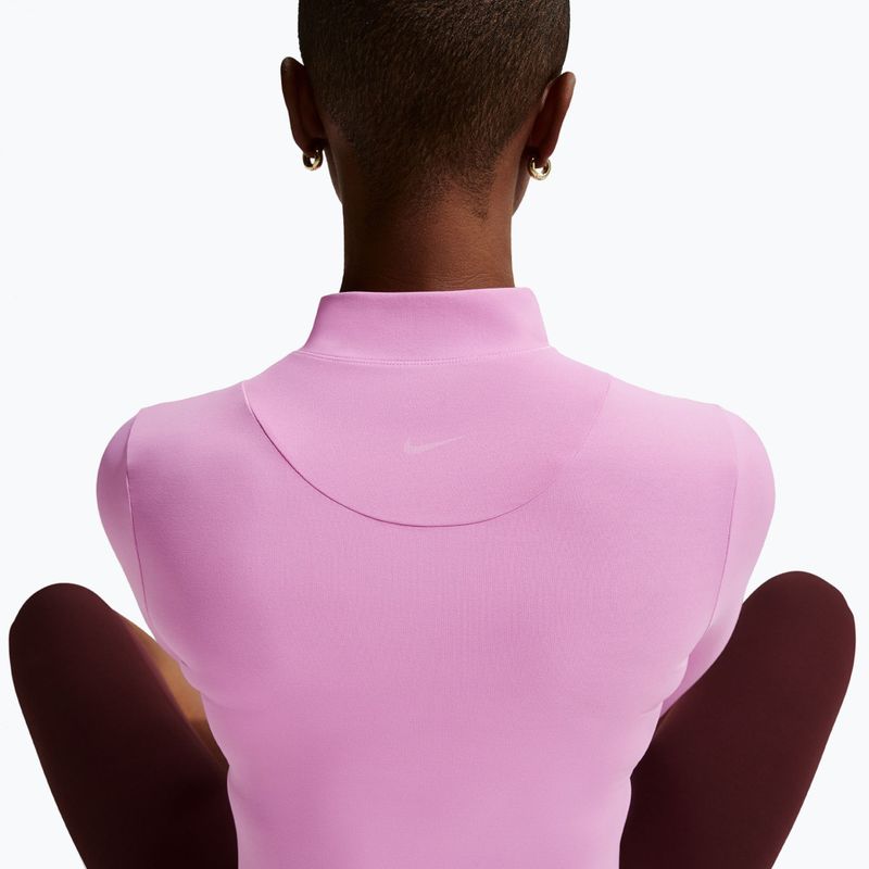 Felpa da allenamento da donna Nike Zenvy Dri-Fit Full Zip light magenta/white 4