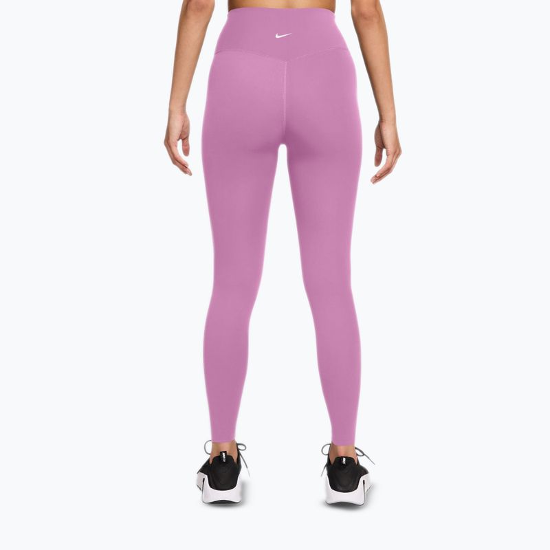 Leggings donna Nike Zenvy High-Waisted 7/8 light magenta/white 2