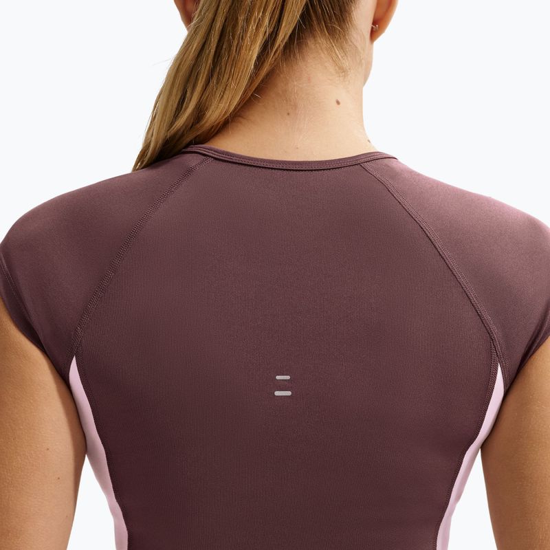 Maglia running donna Nike Swoosh Run Dri-Fit tattoo/pink foam/white 5