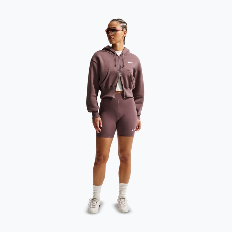 Pantaloncini da donna Nike Sportswear Classic High-Waisted 8" Biker tattoo/sail 2