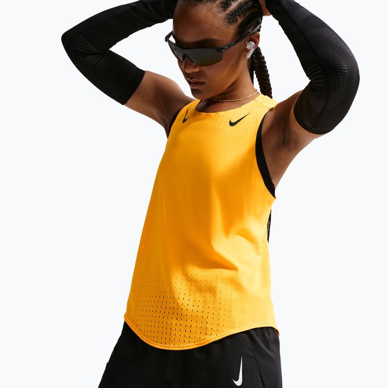 Pantaloncini da corsa da donna Nike AeroSwift ADV Brief-Lined 3" black/white/white 5