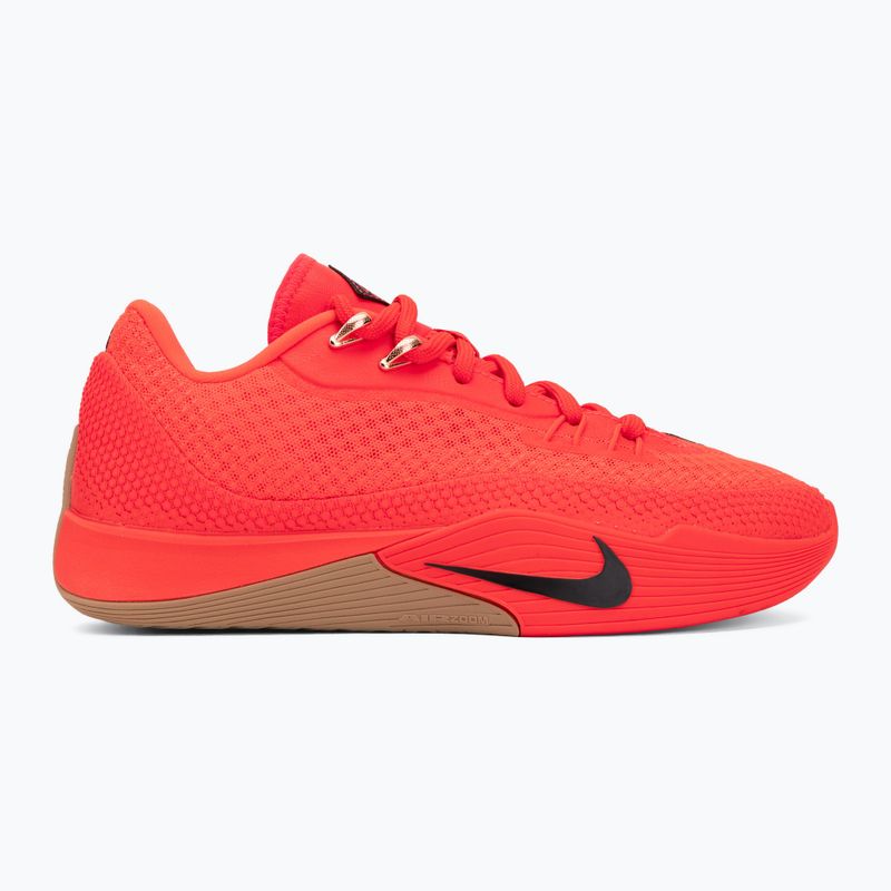 Scarpe da basket uomo Nike Street Flare bright crimson/gum light brown/black 2