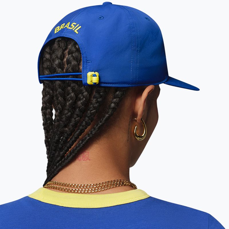 Cappellino con visiera Nike Jordan Pro old royal/yellow pulse 2