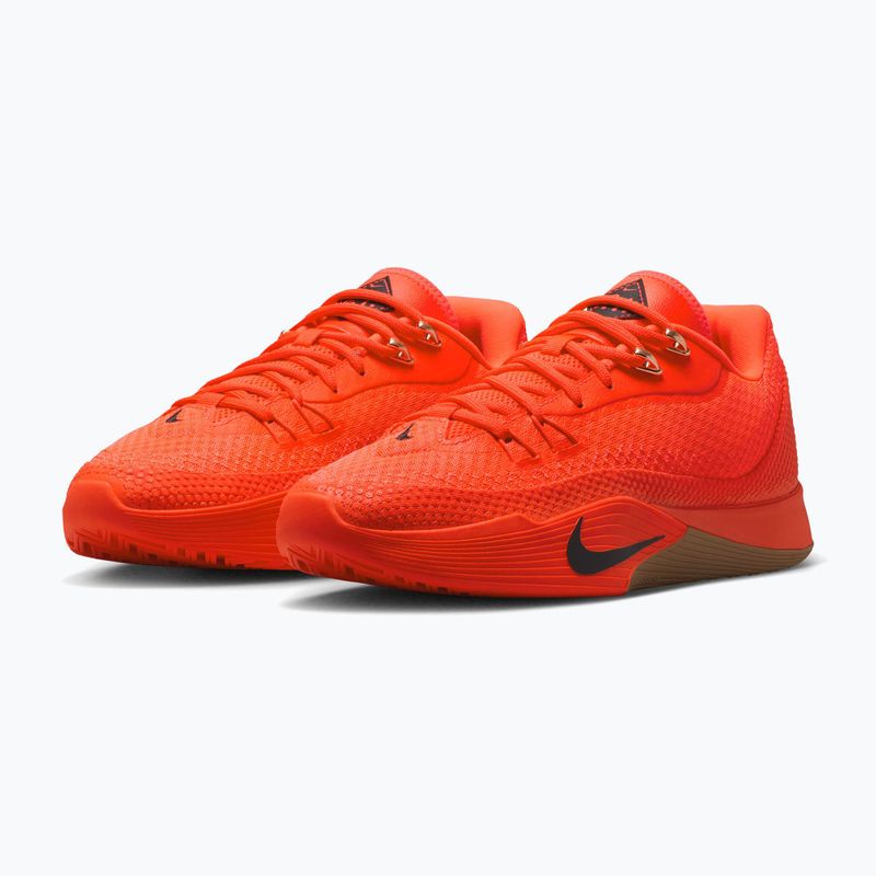Scarpe da basket uomo Nike Street Flare bright crimson/gum light brown/black 3