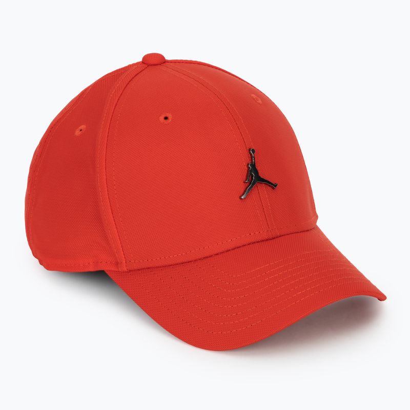 Cappellino con visiera Jordan Rise Structured Metal Jumpman chile red/r511