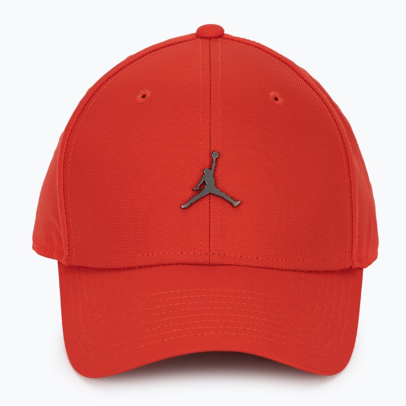 Cappellino con visiera Jordan Rise Structured Metal Jumpman chile red/r511 2