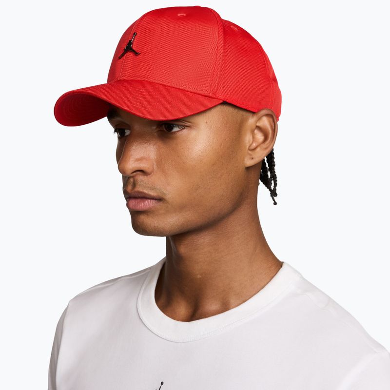 Cappellino con visiera Nike Jordan Rise Structured Metal Jumpman Chile Red/r511 7