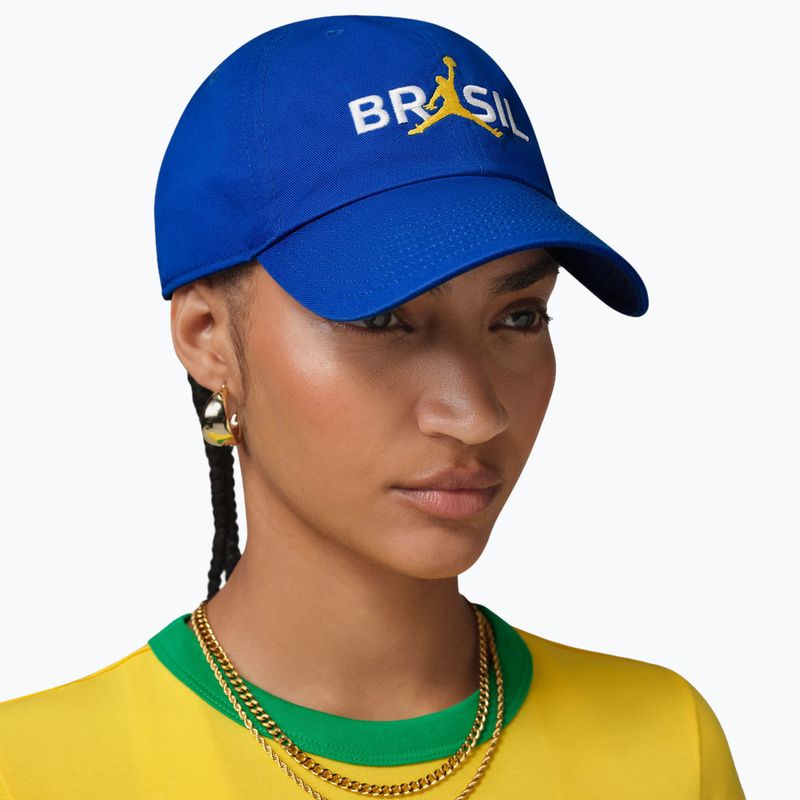 Cappellino con visiera  Jordan Club old royal/varsity maize 3