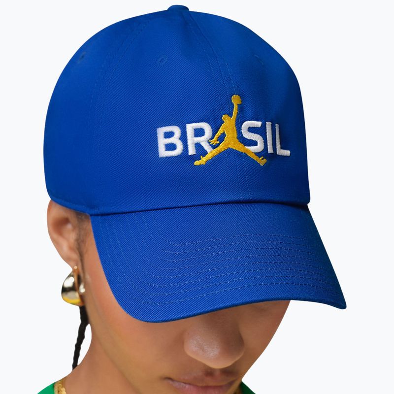 Cappellino con visiera  Jordan Club old royal/varsity maize 4
