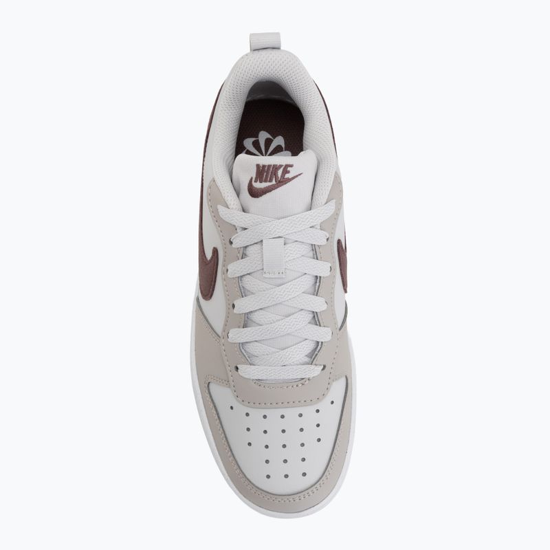 Scarpe per bambini Nike Court Borough Low Essential+ vast grey/moon particle/white/tattoo 5
