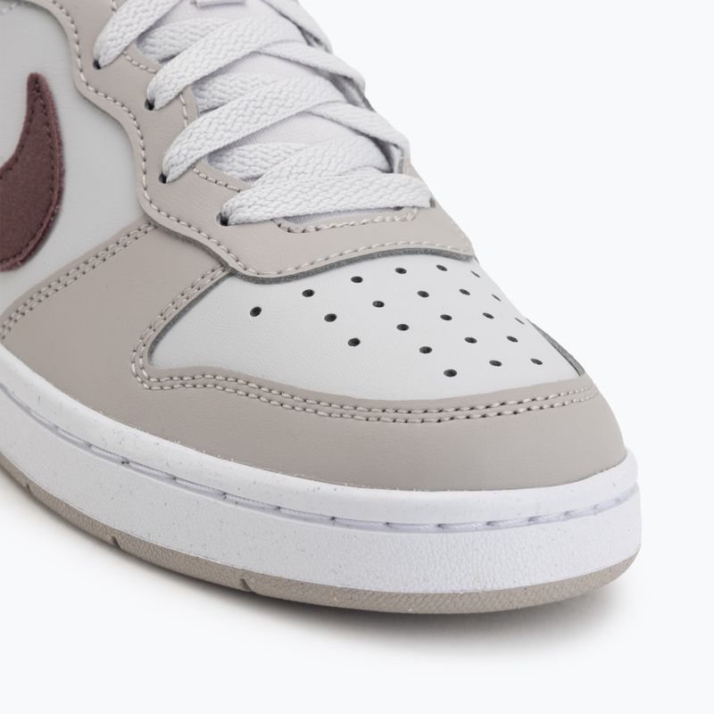 Scarpe per bambini Nike Court Borough Low Essential+ vast grey/moon particle/white/tattoo 7