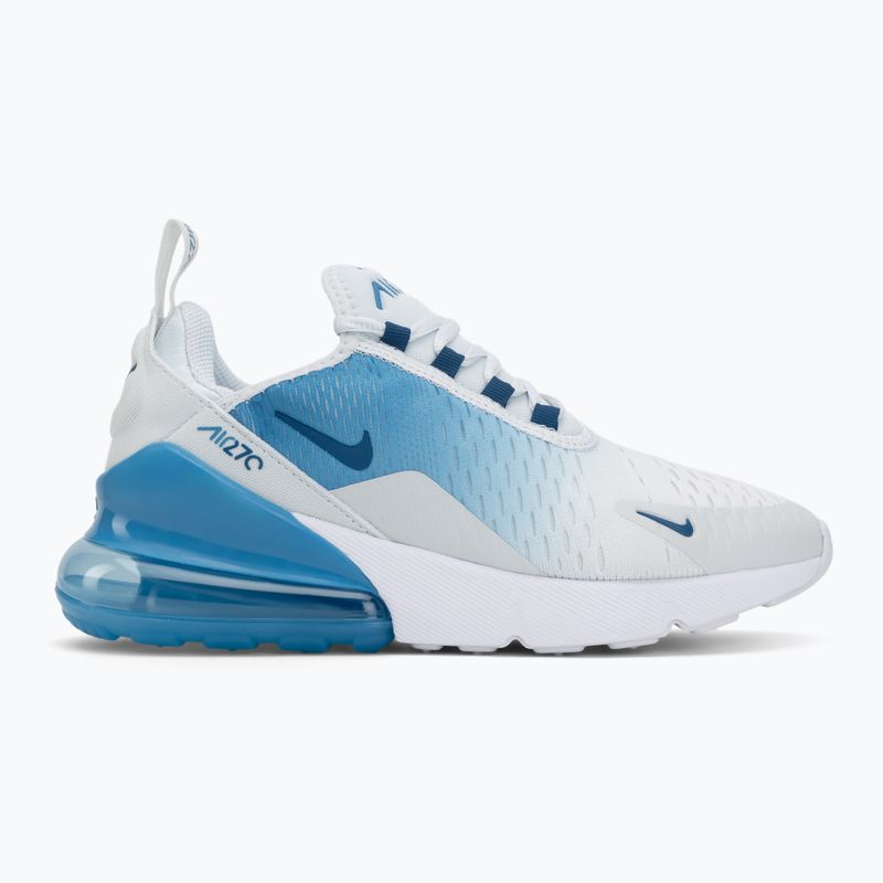 Scarpe Nike Air Max 270 off white/dutch blue/court blue 2