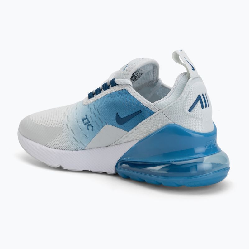 Scarpe Nike Air Max 270 off white/dutch blue/court blue 3