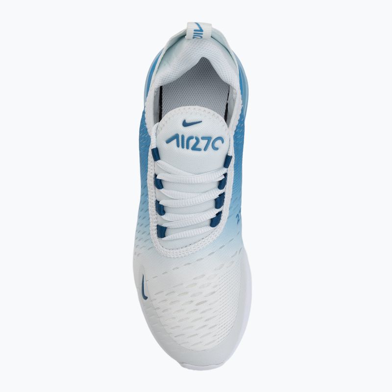 Scarpe Nike Air Max 270 off white/dutch blue/court blue 5
