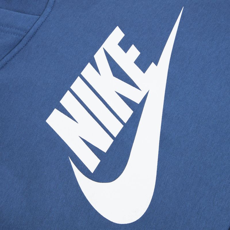 Felpa per bambini Nike Club Fleece Hoodie mystic navy/white 3