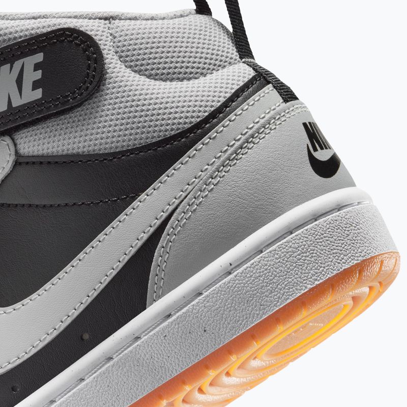 Scarpe  Nike Court Borough Mid 2 black/white/gum med brown/light smoke grey 9
