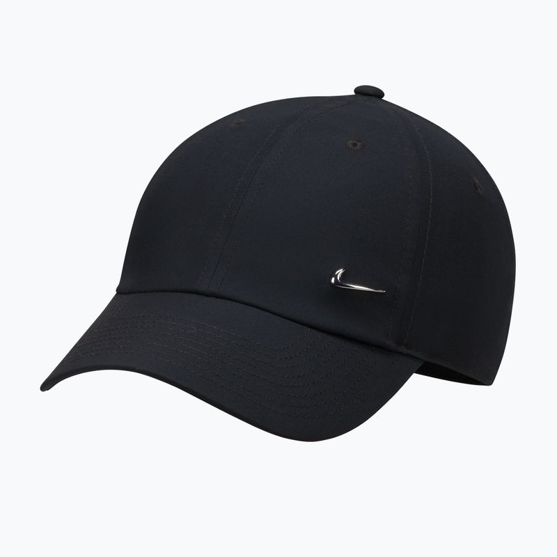 Cappellino con visiera Nike Dri-Fit Club Unstructured Metal Swoosh 2026 black/metallic silver