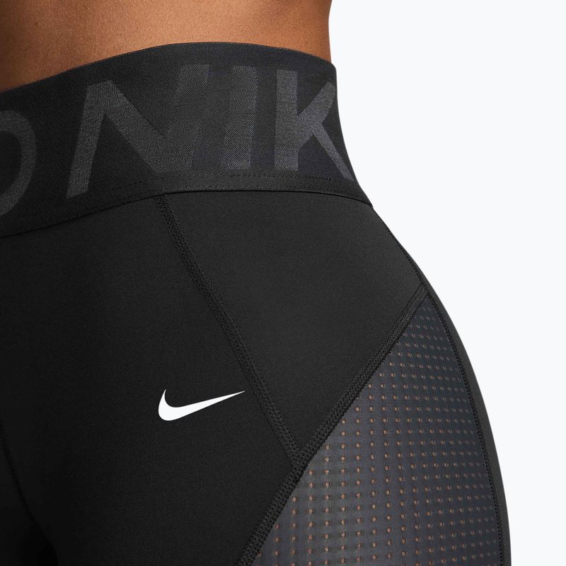 Spodenki damskie Nike Pro Sculpt High Waisted 5" Biker black/anthracite/white 4