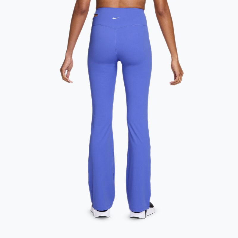 Pantaloni da allenamento donna Nike Zenvy High-Waisted Flared sapphire/white 2
