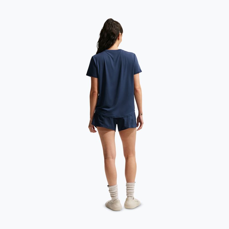 Pantaloncini da allenamento da donna Nike One midnight navy/white 3